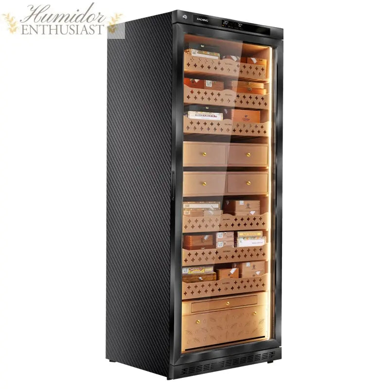 MON5800A Raching Premium Electronic Cigar Humidor Cabinet | 2500 Cigars Raching