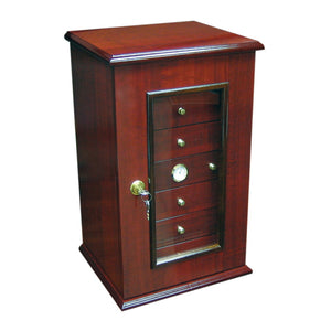 The Charleston Desktop Cigar Humidor with Drawers by Prestige Import Group