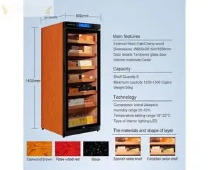 C330A Raching Electronic Humidor Cabinet | 1,300 Cigars Raching