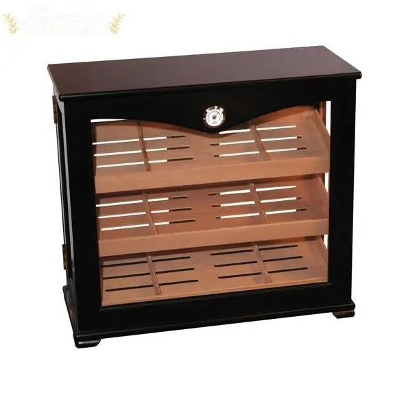 Counter Top Display Cigar Humidor (Mahogany Finish) - Humidor Enthusiast