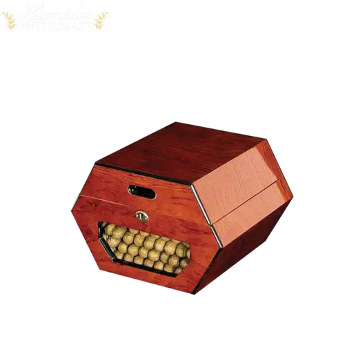 Cuban Wheel Desktop Cigar Humidor Humidor Supreme