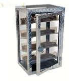 Diamond Plate Display Cigar Humidor - Humidor Enthusiast