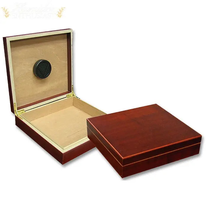 The Chateau Desktop Cigar Humidor w/ Humidifier - Humidor Enthusiast