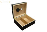 The Chalet Desktop Cigar Humidor w/ Humidifier & Hygrometer - Humidor Enthusiast