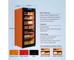 C330A Electronic Humidor Cabinet | 1,300 Cigars