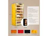 MON1800A Precision Climate Controlled Cigar Humidor Cabinet | 900 Cigars