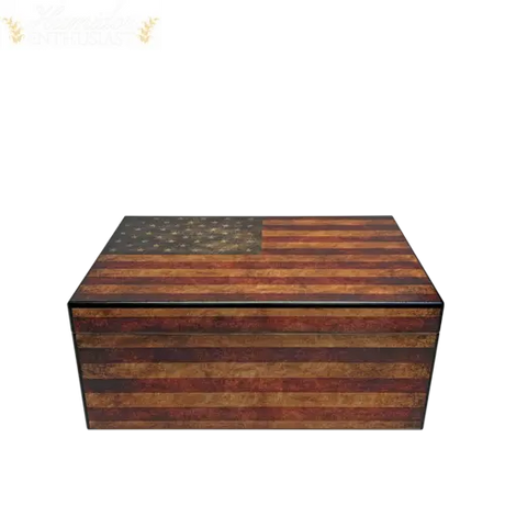 Old Glory Desktop Cigar Humidor Humidor Supreme