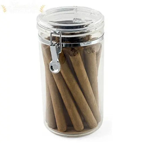 The Acrylic Jar Cigar Humidor with Humidifier - Humidor Enthusiast