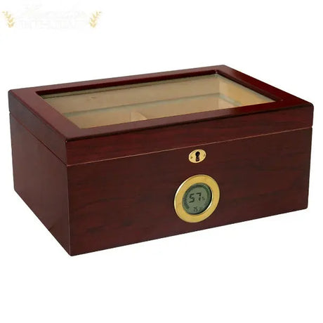 The Berkeley Digital Desktop Cigar  Humidor - Humidor Enthusiast