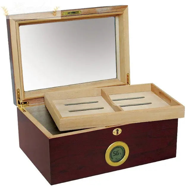 The Berkeley Digital Desktop Cigar  Humidor - Humidor Enthusiast