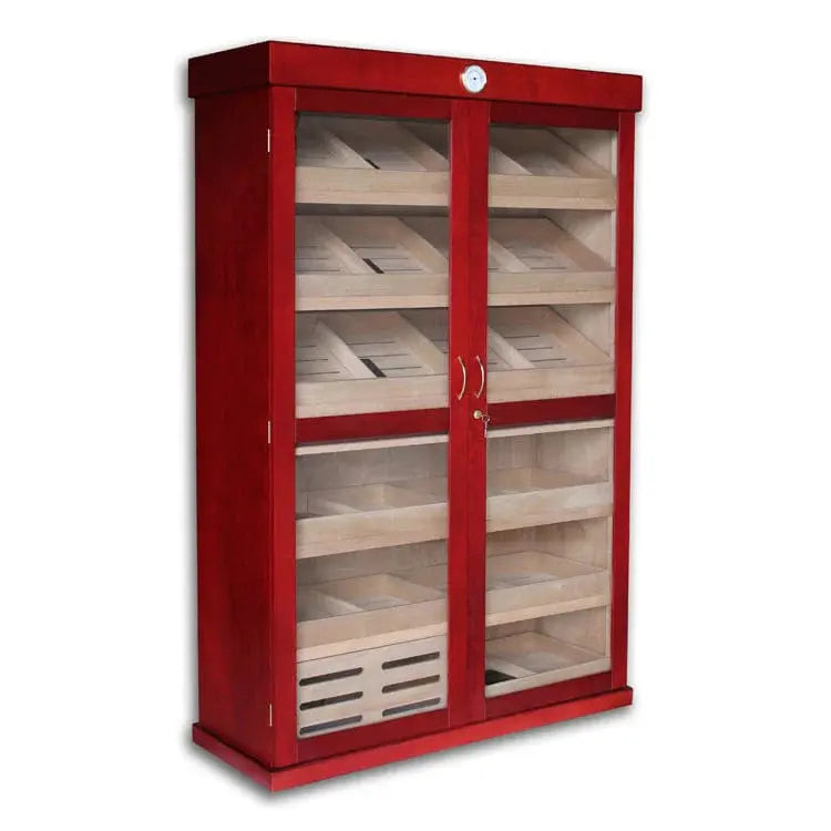 The Bermuda Large Commercial Display Cigar Cabinet Humidor Prestige Import Group