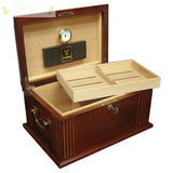 The Caesar Antique Desktop Cigar Humidor - Humidor Enthusiast