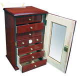 The Charleston Desktop Cigar Humidor with Drawers - Humidor Enthusiast