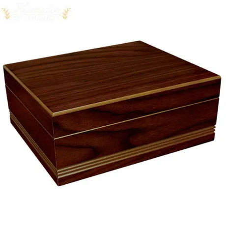 The Duke Routed Edge Desktop Cigar Humidor - Humidor Enthusiast