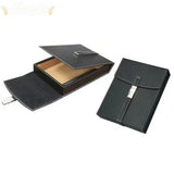 The Florence Black Leather Travel Cigar Humidor - Humidor Enthusiast