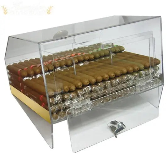 The Laurence Acrylic Display Cigar Humidor - Humidor Enthusiast