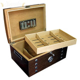 The Montgomery Studded Chest Desktop Cigar Humidor - Humidor Enthusiast