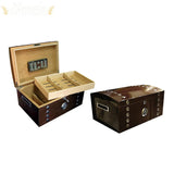 The Montgomery Studded Chest Desktop Cigar Humidor - Humidor Enthusiast