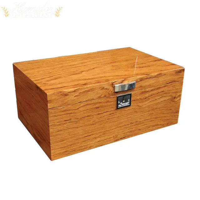 The Princeton Ebony or Bubinga Desktop Cigar Humidor - Humidor Enthusiast