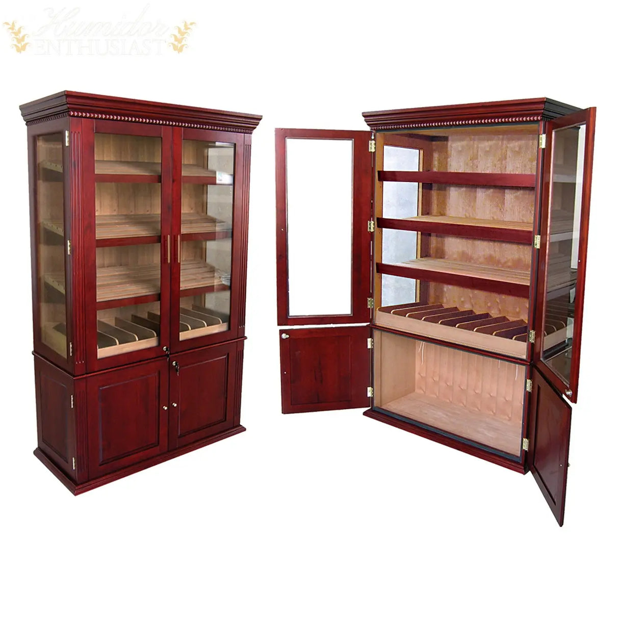 The Saint Regis 4,000 Cabinet Cigar Humidor - Humidor Enthusiast