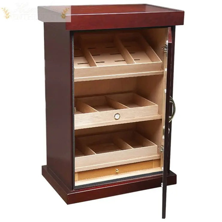 The Spartacus Display Tower Cabinet Cigar Humidor - Humidor Enthusiast