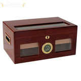 The Valencia Digital Desktop Cigar Humidor - Humidor Enthusiast