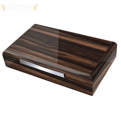 The Vanderbilt Lacquer Finish Desktop Cigar Humidor - Humidor Enthusiast