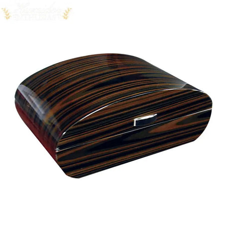 The Waldorf Arc Shaped Gloss Desktop Cigar Humidor - Humidor Enthusiast