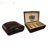 The Waldorf Arc Shaped Gloss Desktop Cigar Humidor - Humidor Enthusiast