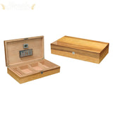 The Winchester Apple Wood Finish Desktop Cigar Humidor - Humidor Enthusiast