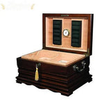 Tradition Antique Desktop Cigar Humidor - Humidor Enthusiast