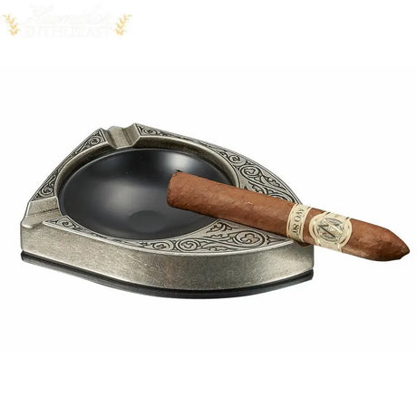 Visol Albion Mattle Silver Cigar Ashtray Visol