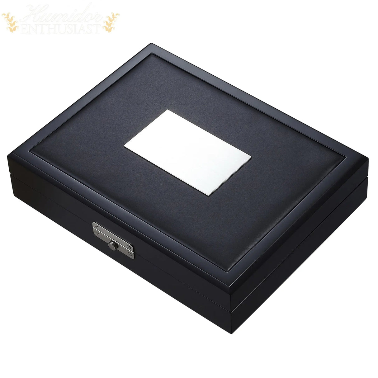 Visol Drako Black Travel Cigar Humidor - Holds 19 Cigars - Humidor Enthusiast