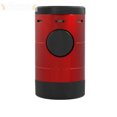 cigarette lighter speaker Xikar Volta Tabletop Quad Flame Torch Lighter Daytona Red