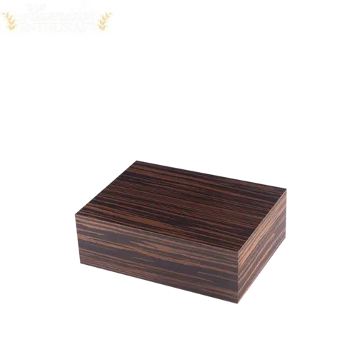 Zebra Wood Desktop Cigar Humidor Humidor Enthusiast