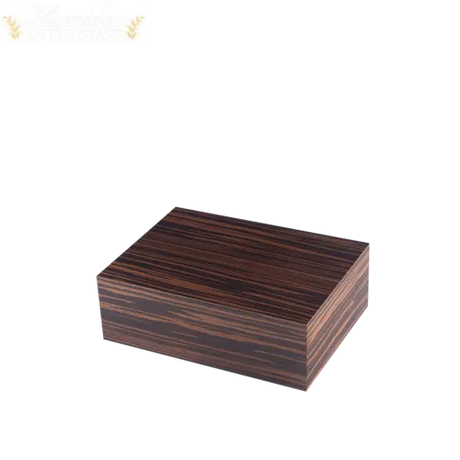 Zebra Wood Desktop Cigar Humidor Humidor Enthusiast