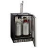 Image of Kegco HK48BSA-1 Single Tap ADA Undercounter Kegerator with X-CLUSIVE Premium Direct Draw Kit - Right Hinge