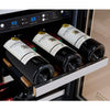 Image of Allavino Bottle/88 Can Dual Zone Stainless Steel Wine Refrigerator/Beverage Center
