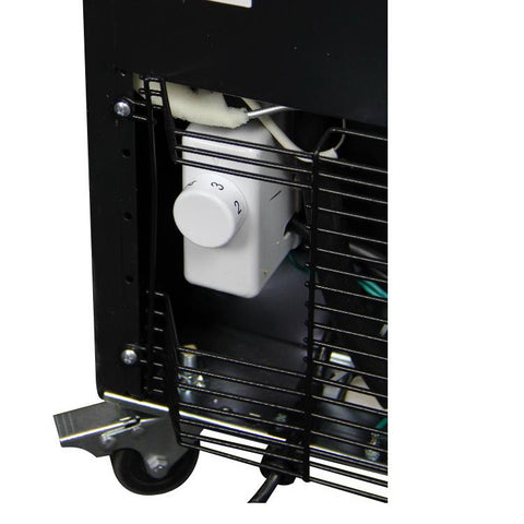 Kegco KOM20B-2NK Dual Faucet Kombucha Keg Cooler with Black Cabinet and Door