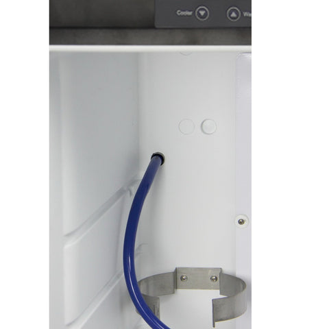 Kegco K309X-1NK One Tap Faucet Digital Temperature Kegerator - Black Cabinet with Black Stainless Steel Door