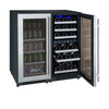 Image of Allavino Bottle/88 Can Dual Zone Stainless Steel Wine Refrigerator/Beverage Center