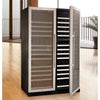 Image of Allavino 349 Bottle Three Zone Stainless Steel Side-by-Side Wine Refrigerator