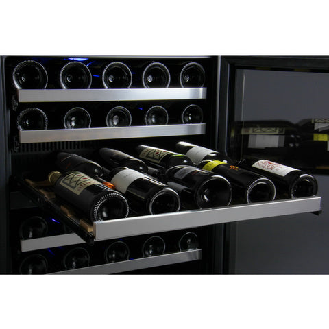 Allavino 56 Bottle Dual Zone Stainless Steel  Wine Refrigerator