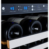 Image of Allavino 56 Bottle Dual Zone Stainless Steel  Wine Refrigerator