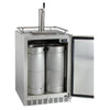 Image of Kegco ICHK38SSU-1 Full Size Digital Outdoor Undercounter Cold Brew Coffee Javarator - Stainless Steel with Right Hinge