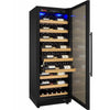 Image of Allavino 99 Bottle Single Zone Black Right Hinge Wine Refrigerator
