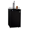 Image of Kegco ICK19B-1 Javarator Cold-Brew Coffee Dispenser with Black Cabinet and Door