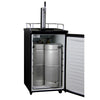 Image of Kegco KOM19S-1NK Kombucharator with Black Cabinet and Stainless Steel Door
