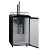 Image of Kegco ICK19B-1 Javarator Cold-Brew Coffee Dispenser with Black Cabinet and Door