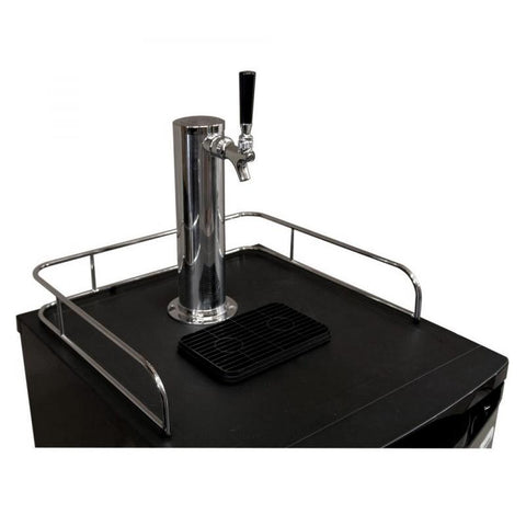 Kegco K199B-1NK Full-Size One Tap Faucet Keg Beer Kegerator with Black Cabinet and Black Door